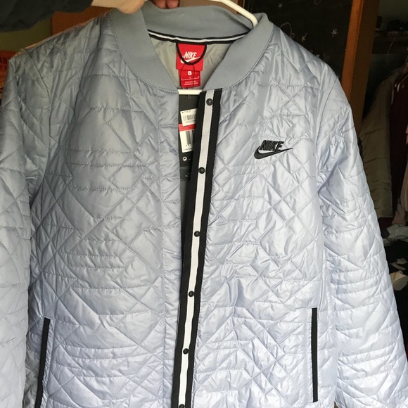 baby blue nike puffer jacket